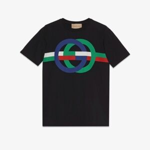 Gucci round GG print cotton tee shirt
